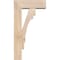Ekena Millwork Merced Block Smooth Bracket w/ Offset Brace, Douglas Fir, 5 1/2"W x 14"D x 26"H BKT0604X14X26MRC05SDF - alternate 2